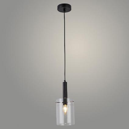 Подвес 06962/1HQ BK черный 1х40W E14 d120 h700, 24